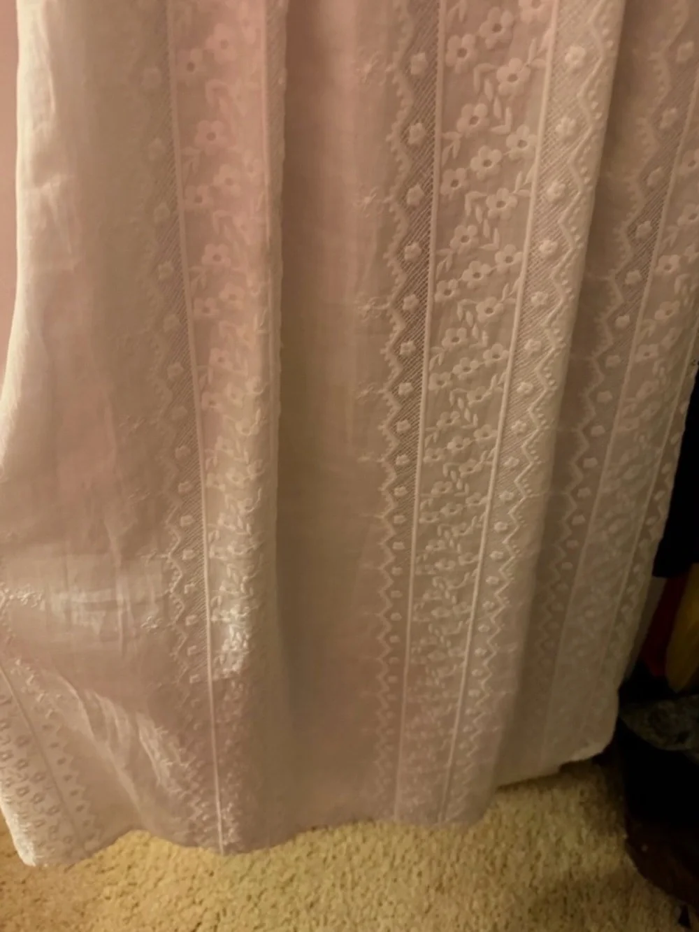 Hill House The Rosetta Nap Dress in White Broderie Voile - Picture 5 of 8